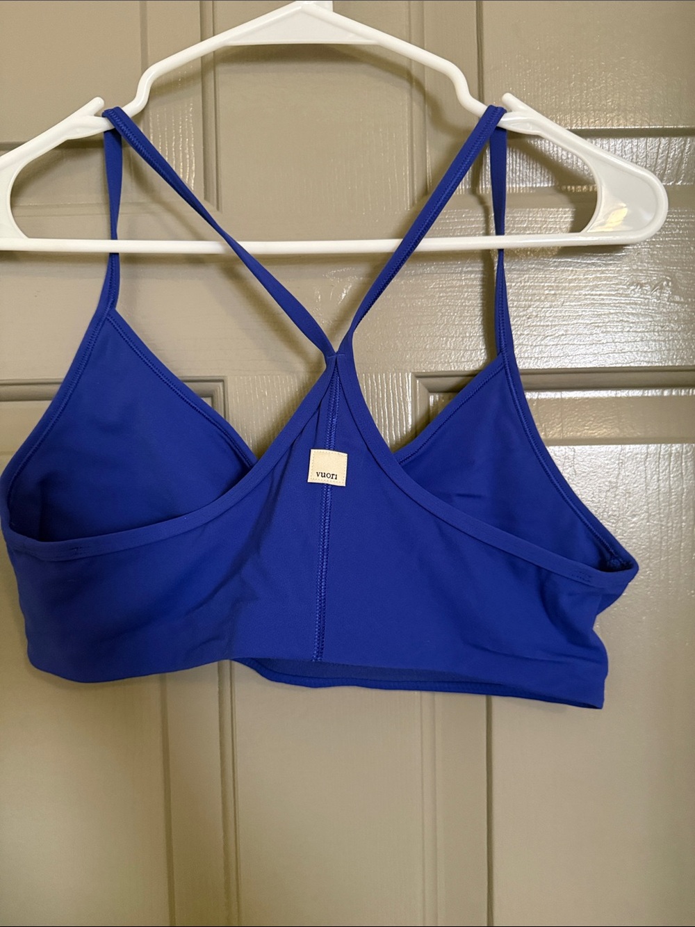 Vuori Royal Blue Strappy Sports Bralette